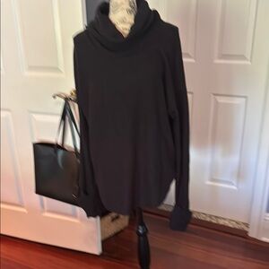 Treasure & Bond Charcoal Cowl Neck Sweater
